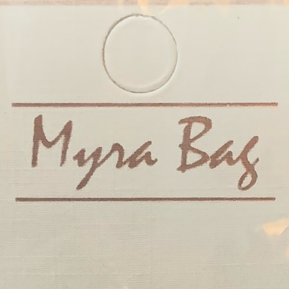 Myra Bag Meshy Earrings Silver Gold Hoops NWT - Picture 4 of 4